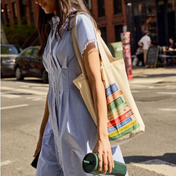 Rifel Paper Co Canvas Book Club Tote Bag - Picture 3 of 3